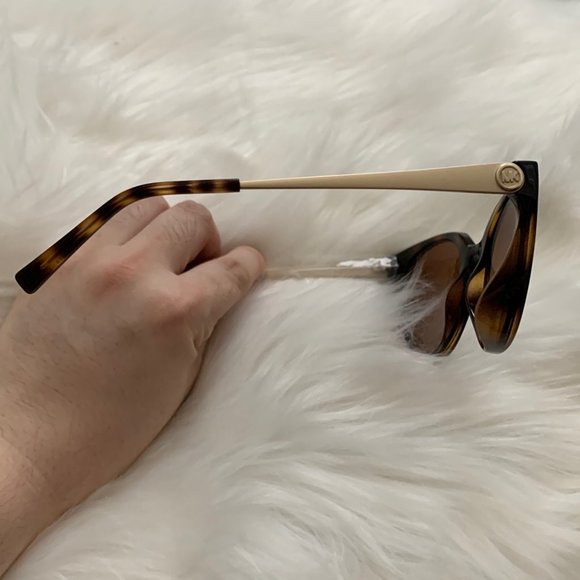 MICHAEL KORS Dark Tortoise Cape Cod Cat-Eye Sunglasses - Picture 6 of 11